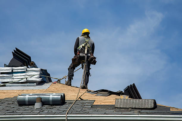 Professional Roofing technician working in Haswell, CO
